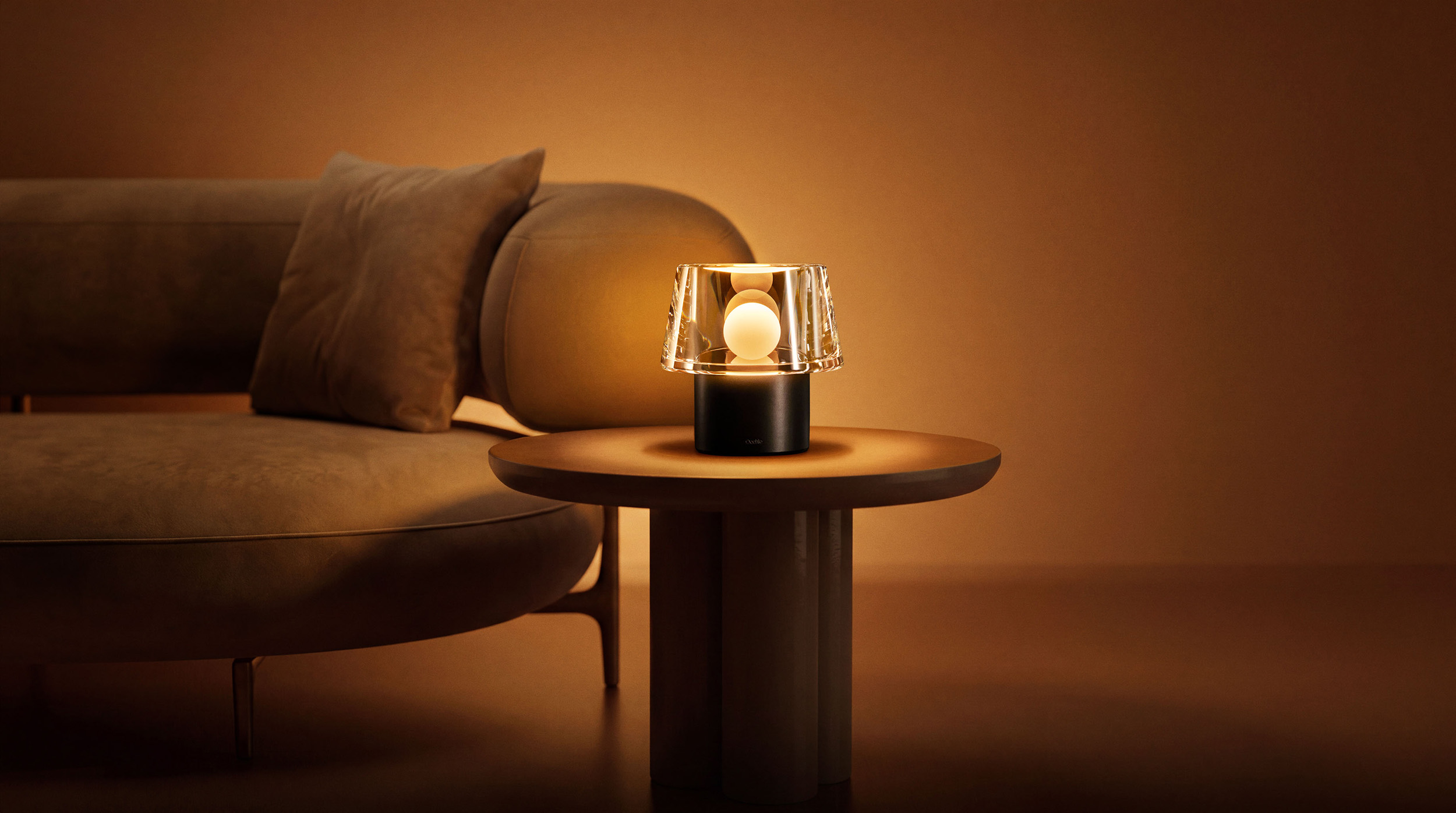 Occhio Era Design cordless lumonaire battery light glas