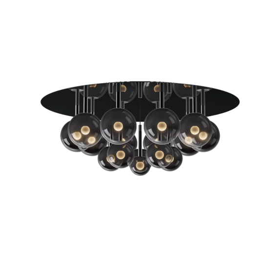 Occhio Leuchte in dark chrome