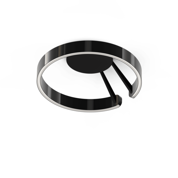Occhio Leuchte in dark chrome