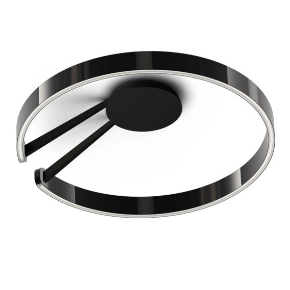 Occhio Leuchte in dark chrome