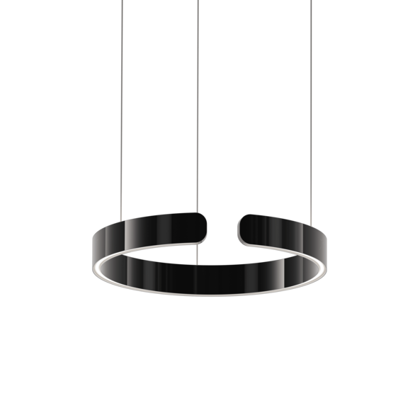 Occhio Leuchte in dark chrome