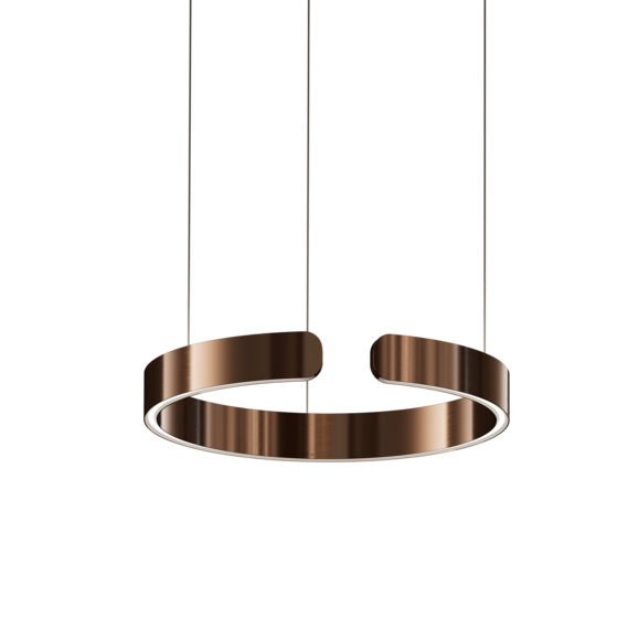 Occhio Leuchte in rose gold