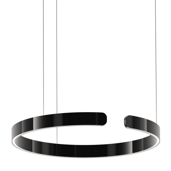 Occhio Leuchte in dark chrome
