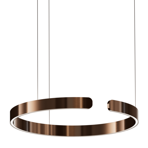 Occhio Leuchte in rose gold