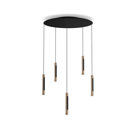 Occhio Leuchte in matt gold matt black