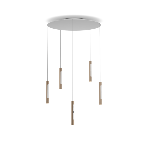 Occhio Leuchte in matt gold matt white
