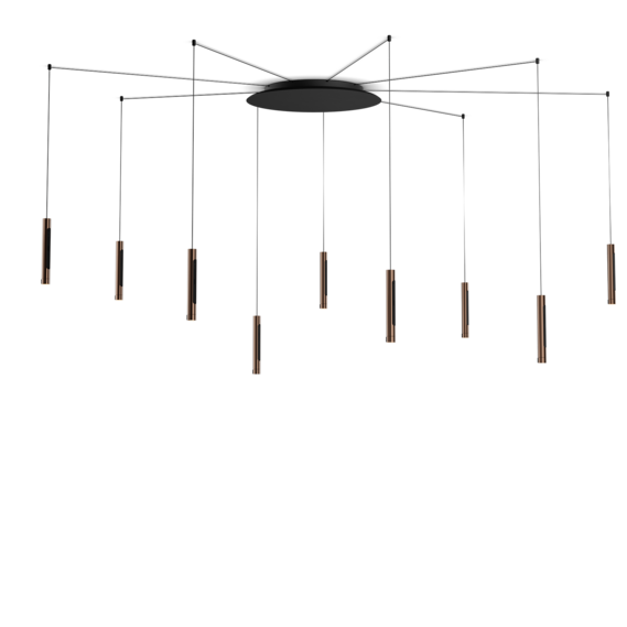 Occhio Leuchte in rose gold