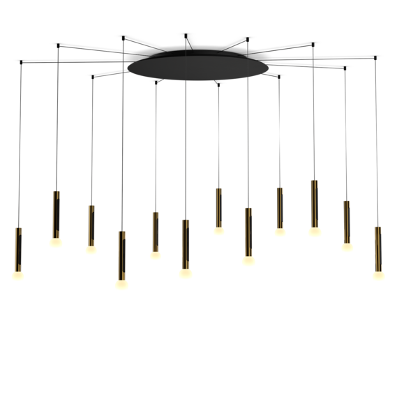Occhio Leuchte in gold